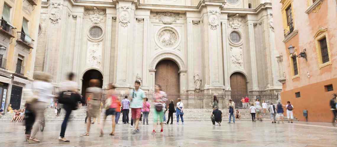 In the center of Granada