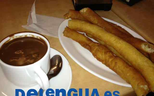 churros and chocolate spanish
