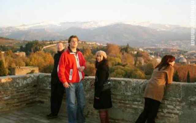 View on the Sierra Nevada from the Alhambra